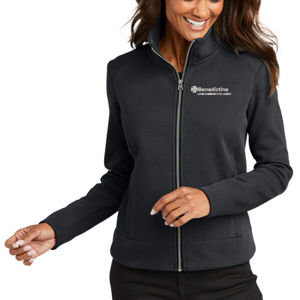 Port Authority® Ladies Network Fleece Jacket - Embroidered Logo Thumbnail