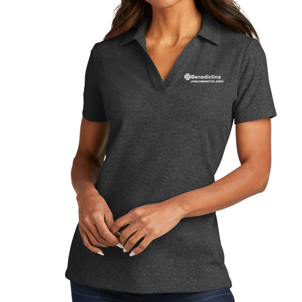 Port Authority® Ladies C-FREE ™ Cotton Blend Pique Polo - Embroidered Logo Thumbnail