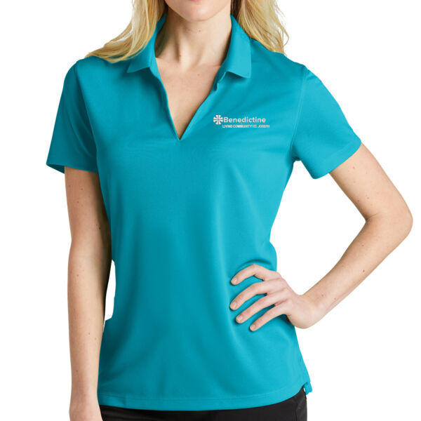 Nike Ladies Dri-Fit Micro Pique 2.0 Polo - Embroidered Logo Thumbnail
