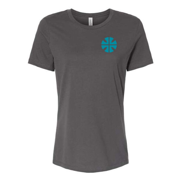 BELLA + CANVAS - Women’s Relaxed Jersey Tee - Printed Logos Thumbnail