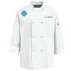 Eight Knot Button Chef Coat with Thermometer Pocket Thumbnail