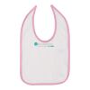 Infant Contrast Trim Premium Jersey Bib Thumbnail